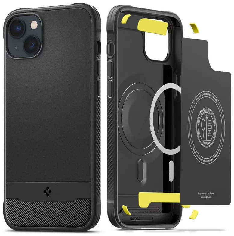 Maska SPIGEN RUGGED ARMOR MAG MAGSAFE IPHONE 14 PLUS MATTE BLACK (ACS04890)