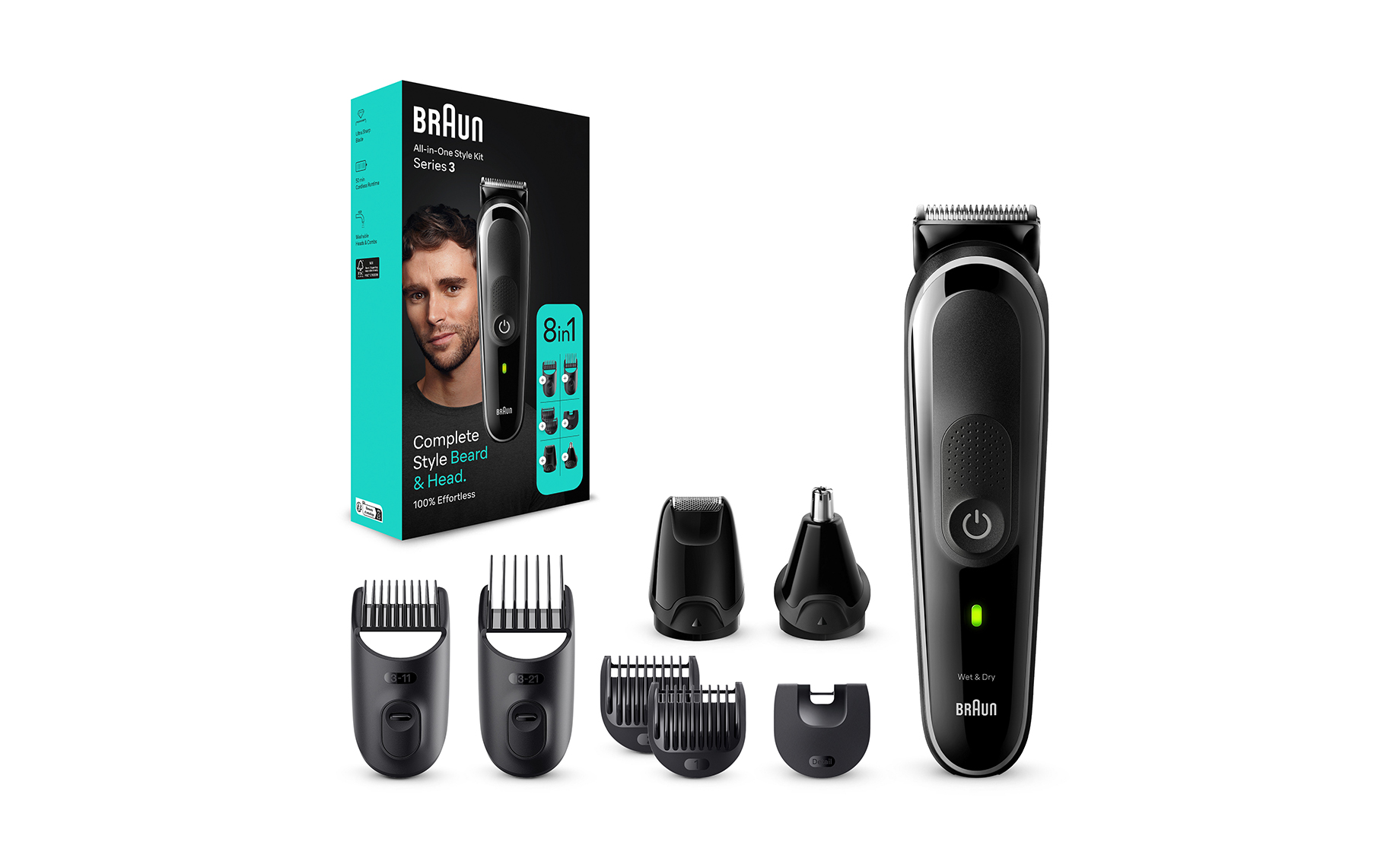 Braun 1011003773 serija 3 šišač za kosu/tijelo/bradu