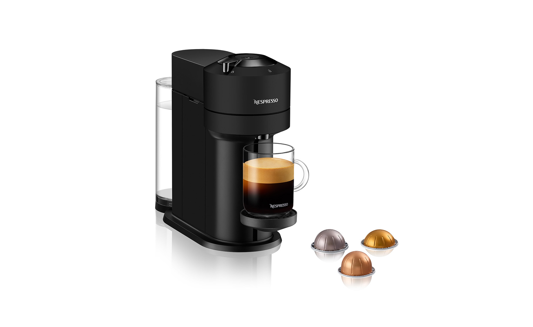 Nespresso Vertuo next mat crni aparat za kavu