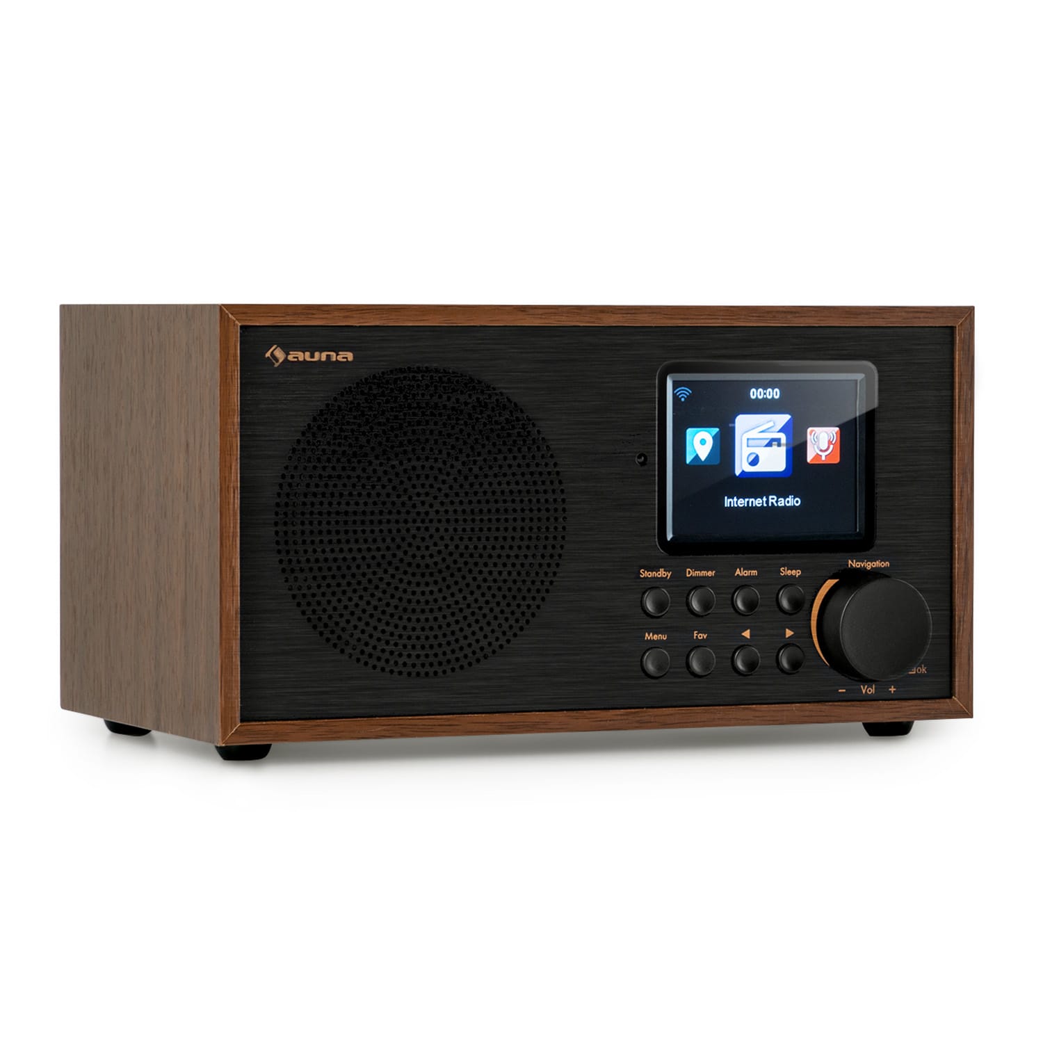 Auna Silver Star Mini Internet DAB +/- UK radio, WiFi, BT, USB, kontrola aplikacija