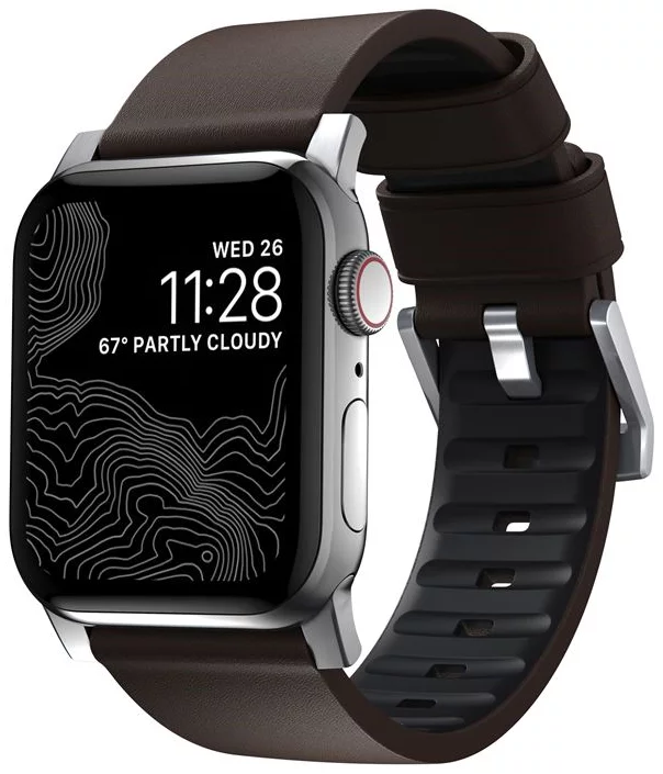 Remen Nomad Active Strap Pro Brown, silver - AW 44/42 mm (NM1A4mSNW0)