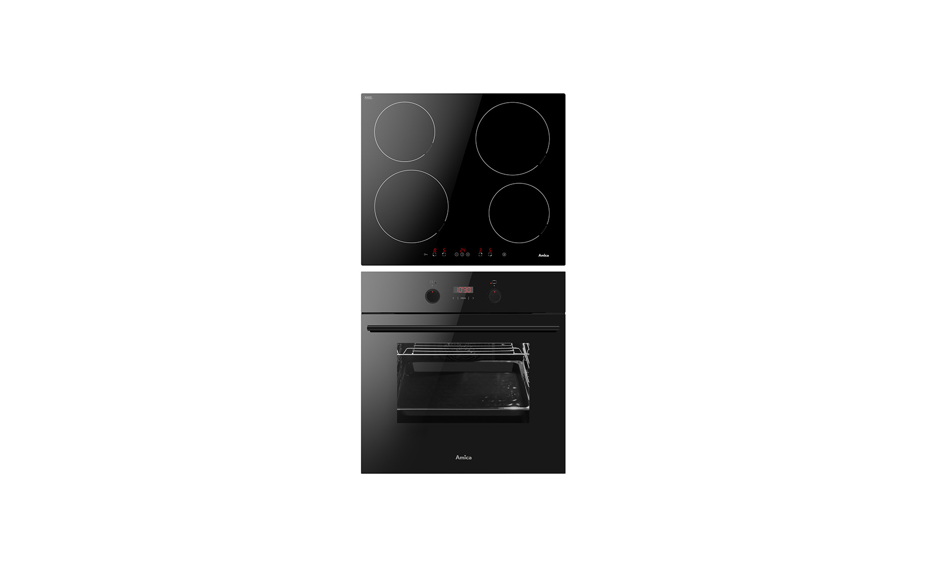 Set Amica pećnica + ploča 10162.3ETsDHbQS Fusion II + PBP4VI515FTB4P2U