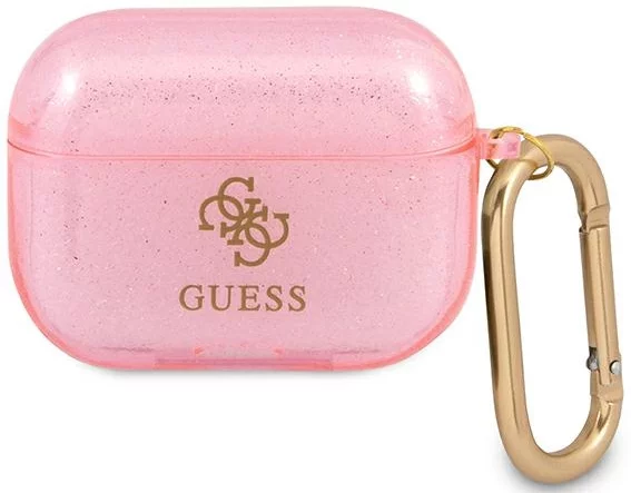 Guess GUAPUCG4GP AirPods Pro cover pink Glitter Collection (GUAPUCG4GP)
