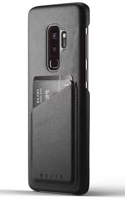 Maska MUJJO Full Leather Wallet Case for Galaxy S9 Plus - Black (MUJJO-CS-101-BK) 