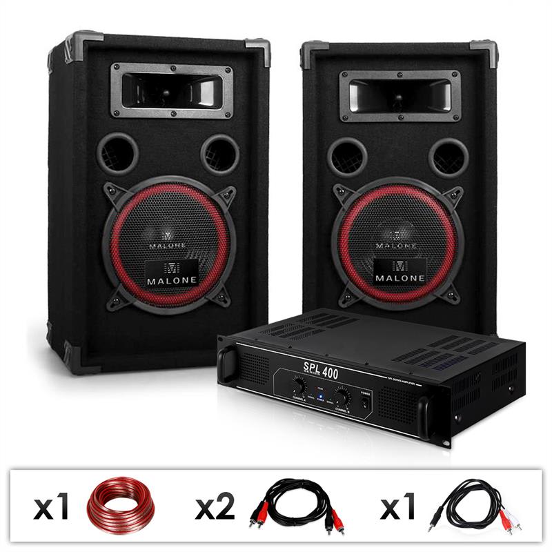 Electronic-Star DJ SUSTAV "DJ 12" SKYTEC POJAČALO I ZVUČNICI