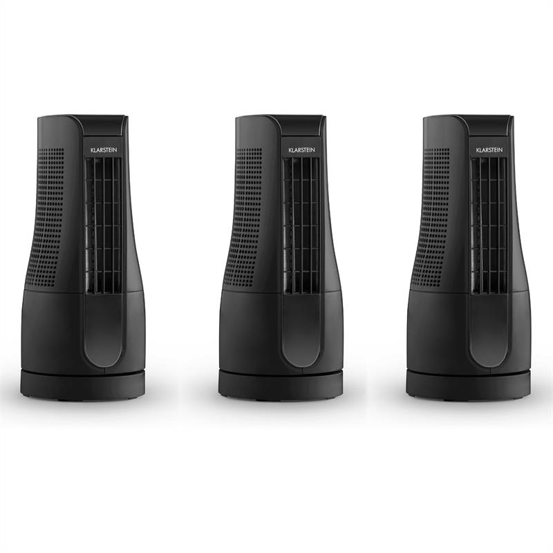 Klarstein Skyscraper Office, 16 w, 3 x toranj (stupasti) ventilator, crni