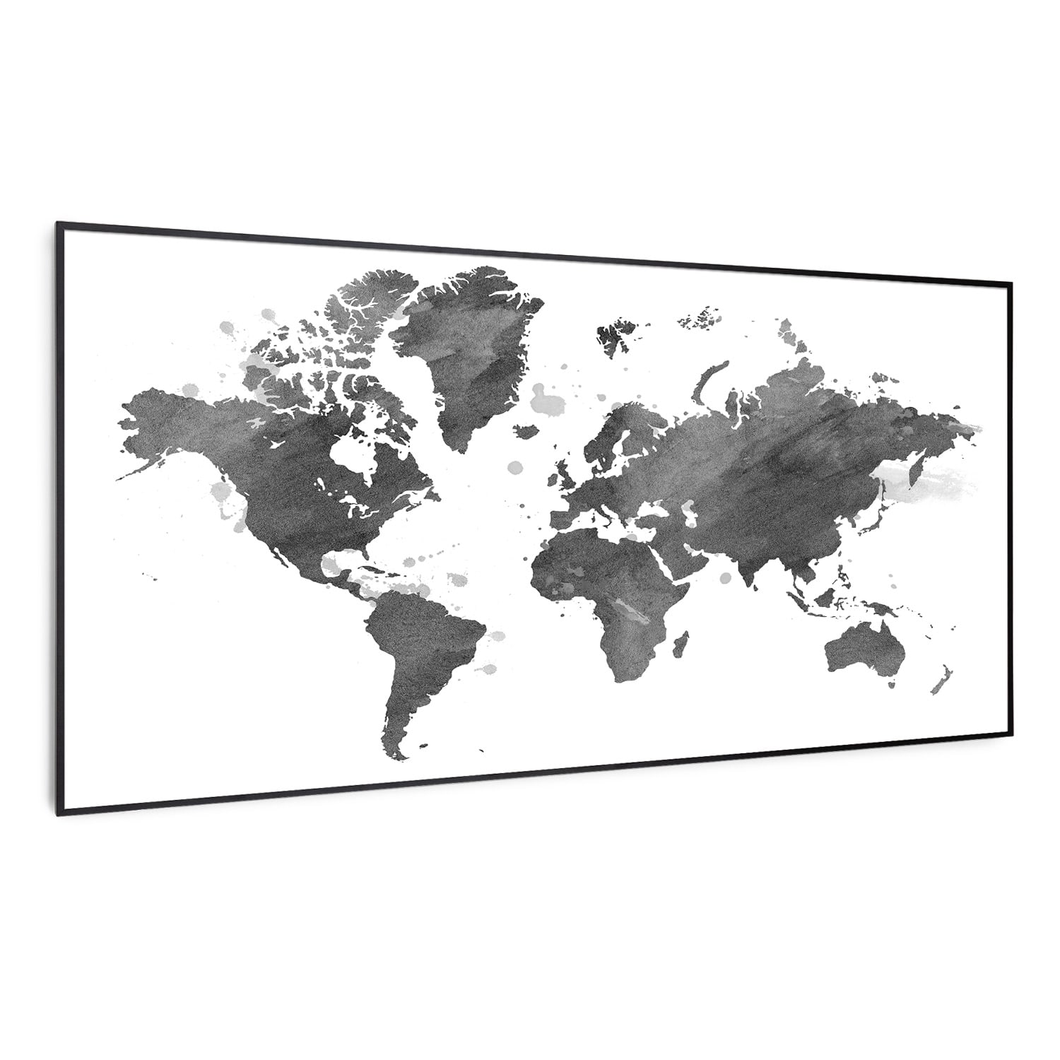 Klarstein Wonderwall Air Art Smart, infracrveni grijač, crna karta, 120 x 60 cm, 700 W