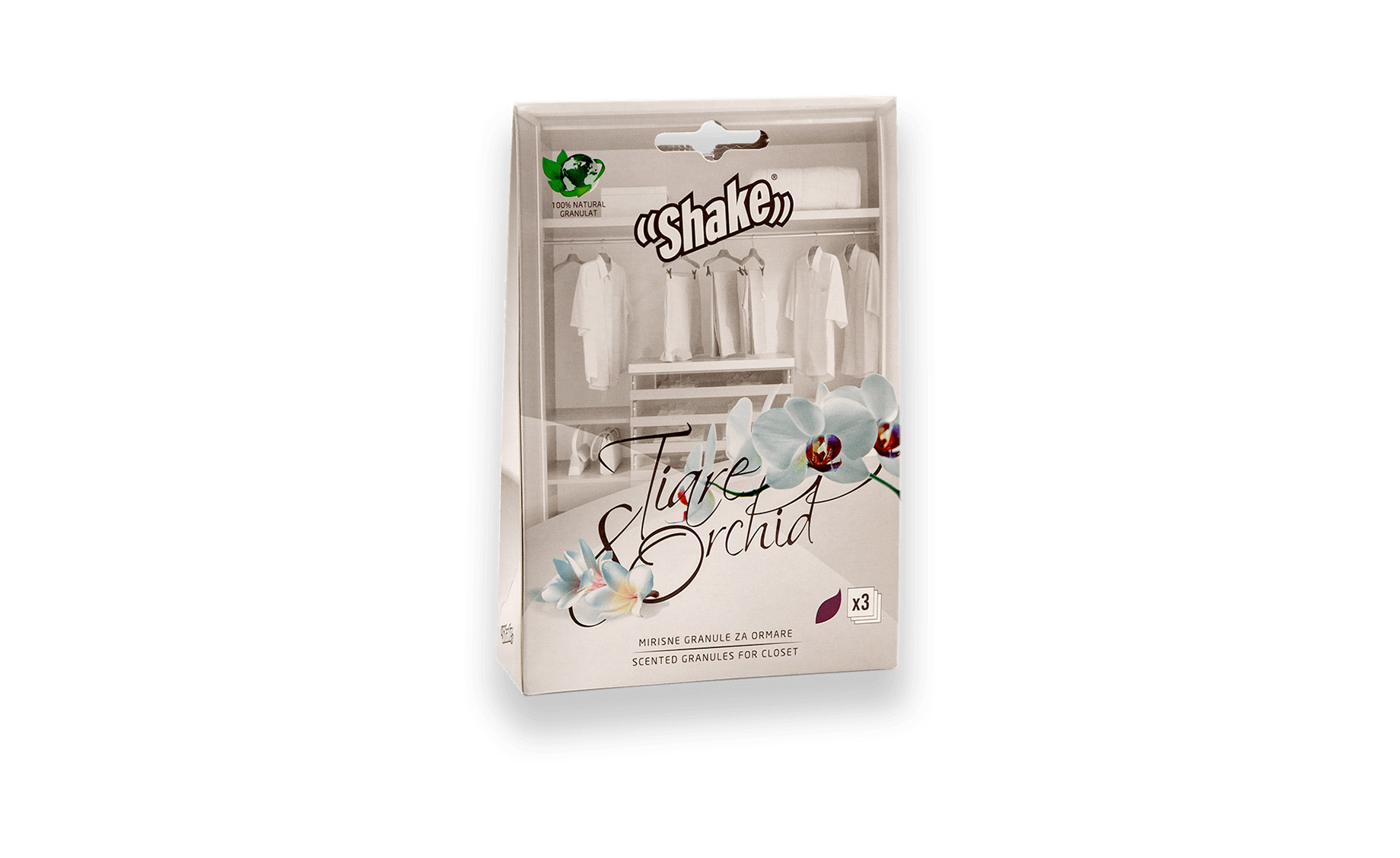 Shake tiara&orchid 3/1 mirisne granule za ormar