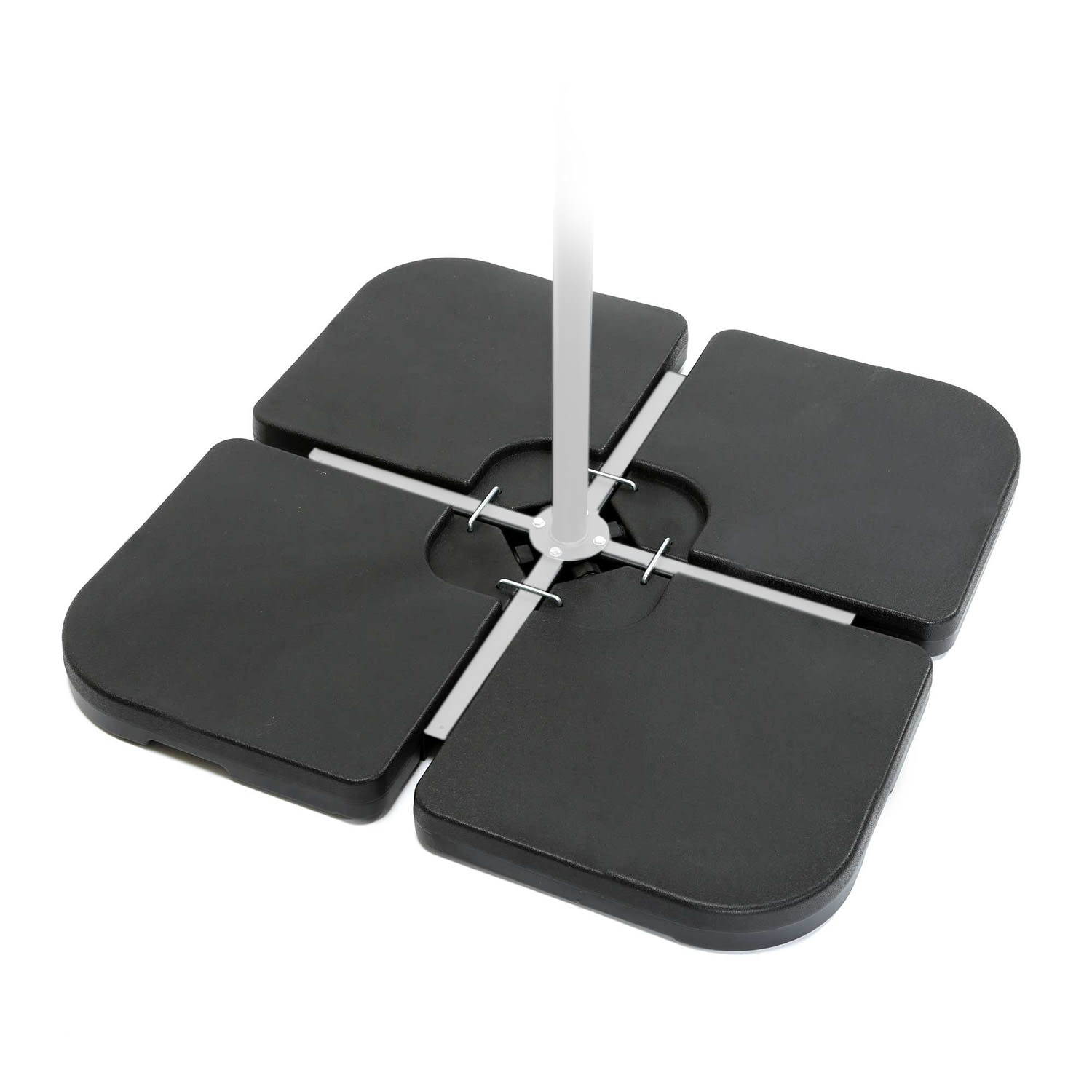 Blumfeldt Limuzina, utezi za stalak za suncobran, 80 kg, prazni utezi, set od 4 komada