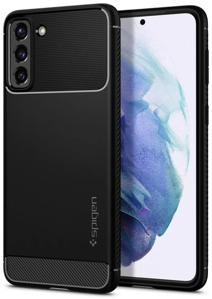 Maska Spigen Rugged Armor, black - Galaxy S21 (ACS02421)