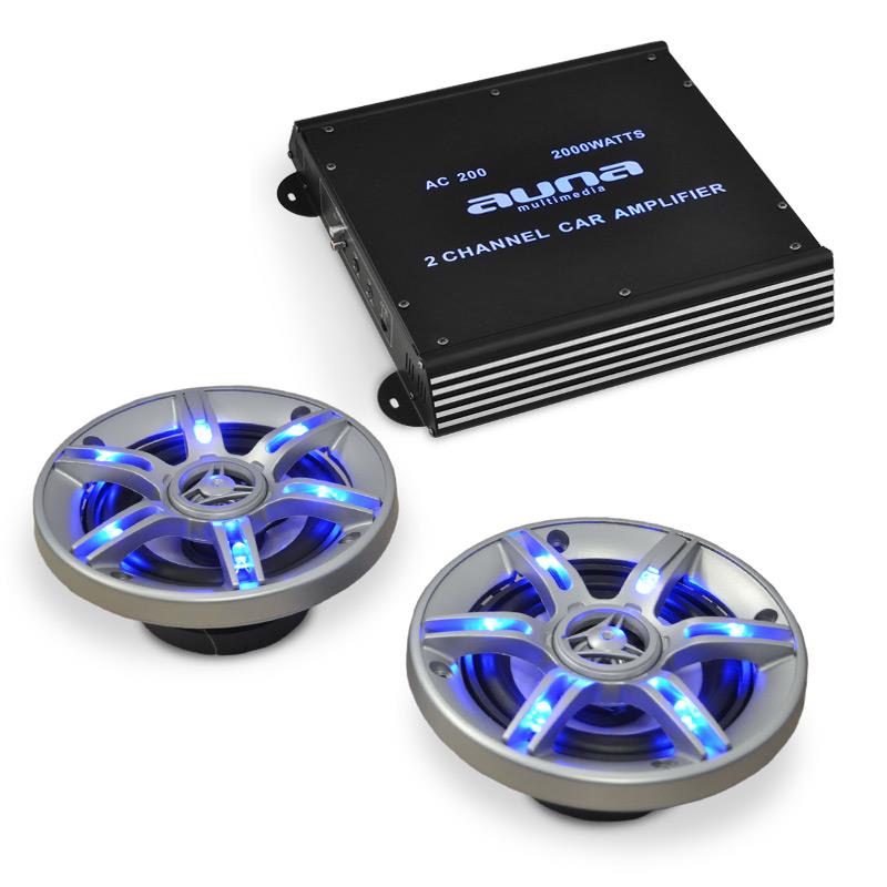 Electronic-Star Auto hi-fi Set BeatPilot FX-202, zvučnici, pojačalo