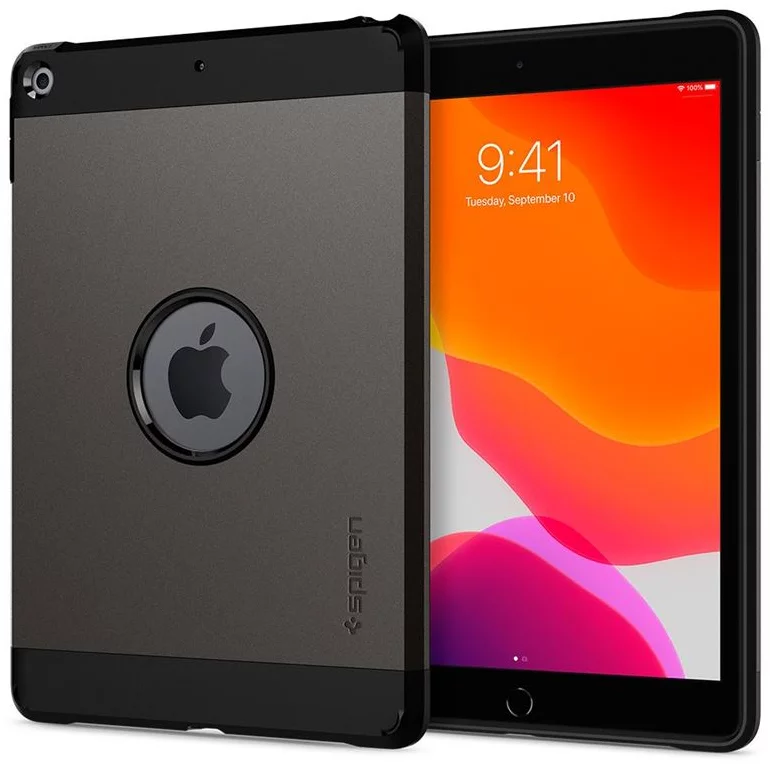 Maska Spigen Tough Armor, gunmetal - iPad 10.2" 2019 (ACS00375)