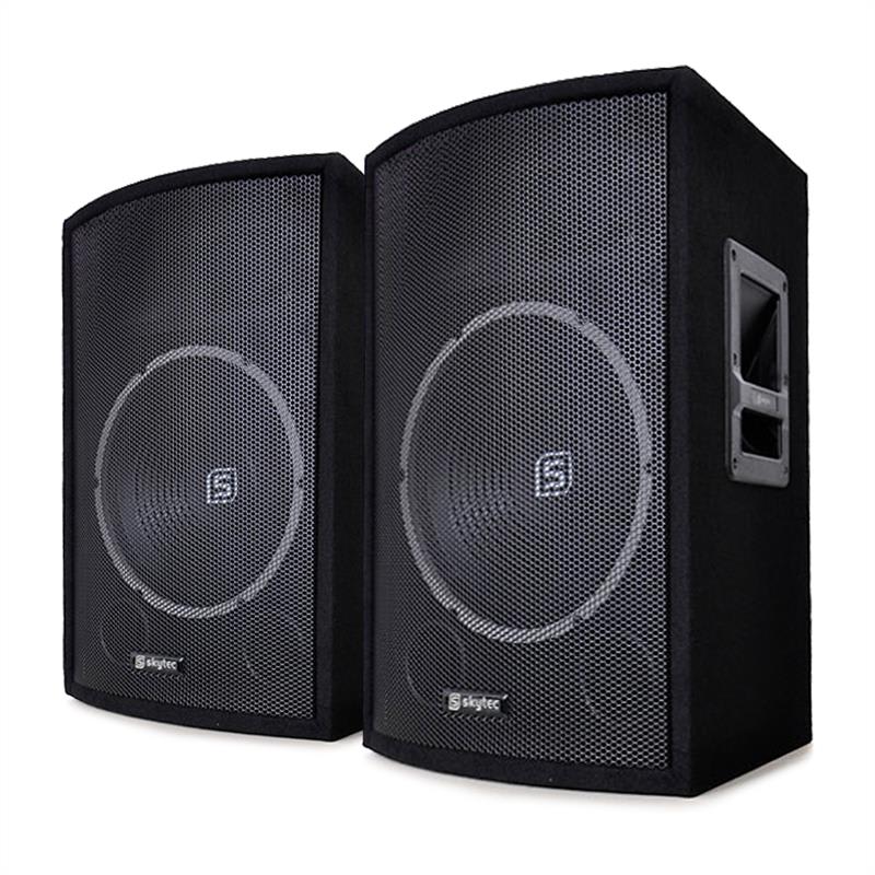 Skytec SL12, par pasivnih zvučnika, 12" woofer, 200 W/300 W max,, 2-smjerni, basrefleksna konstrukcija
