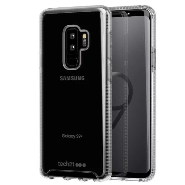 Maska Tech21 Pure Clear Samsung Galaxy S9+  Black