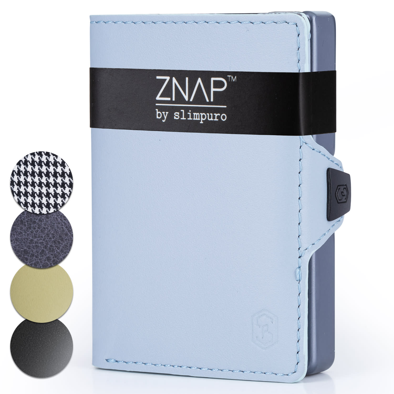 Slimpuro ZNAP, tanki novčanik, 12 kartica, pretinac za novčiće, 8 × 1,8 × 6 cm (Š × V × D), RFID zaštita