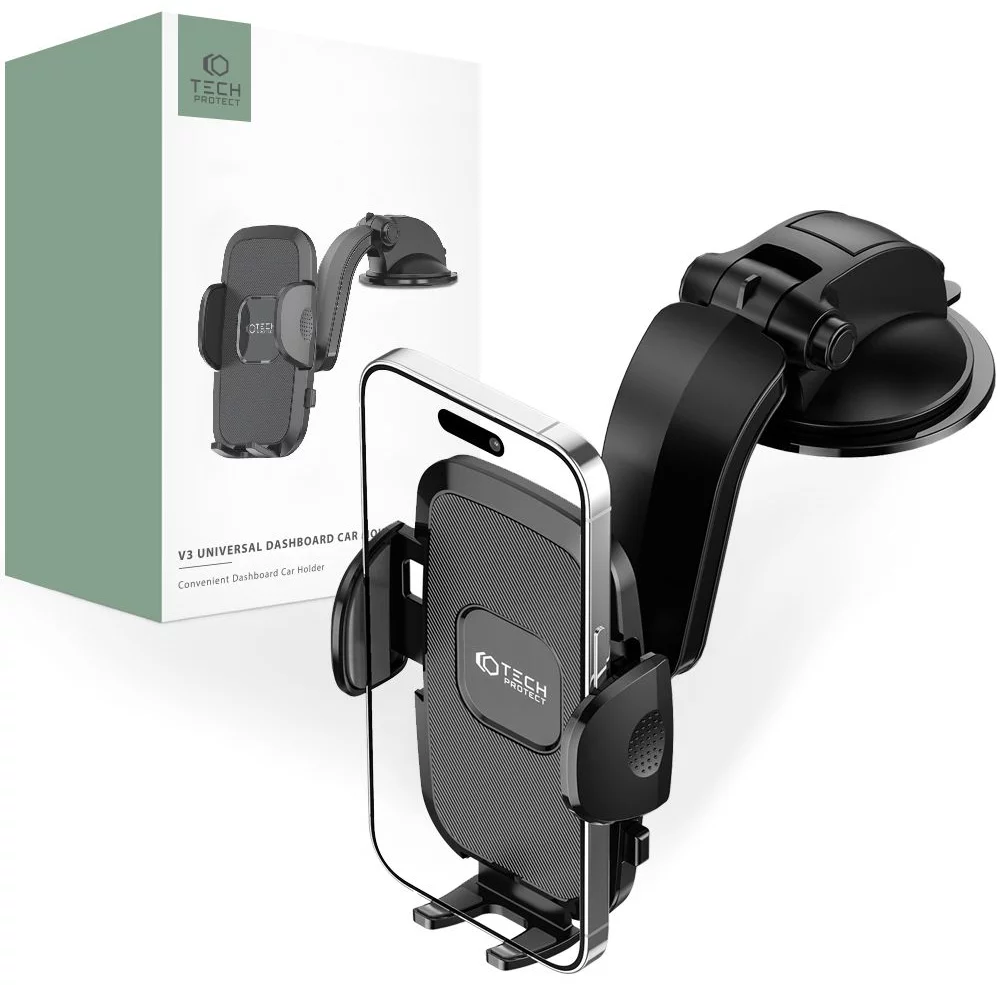 Držač TECH-PROTECT V3 UNIVERSAL DASHBOARD CAR MOUNT BLACK (9589046926785)