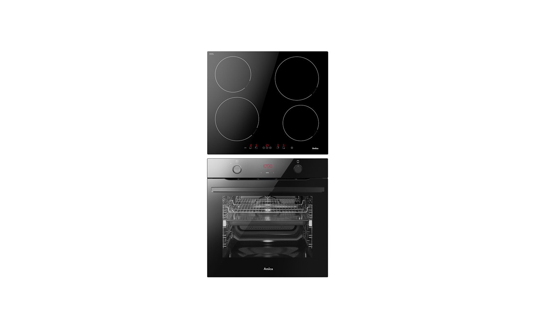 Set Amica pećnica + ploča 12262.3EETSDPSHBQS X-TYPE+PBP4VI515FTB4P2U