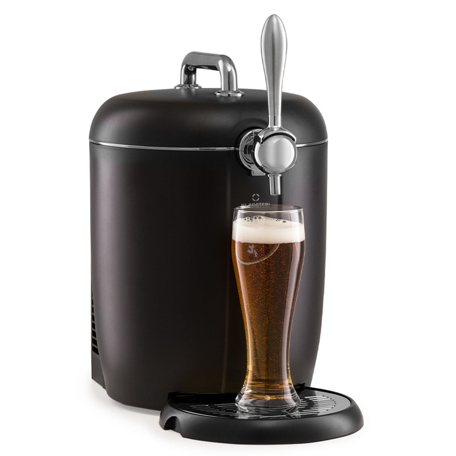 Klarstein Passau, oprema za točenje, 6 l univerzalne bačve, pumpa za komprimirani zrak, 3 - 12 °C, 65 W